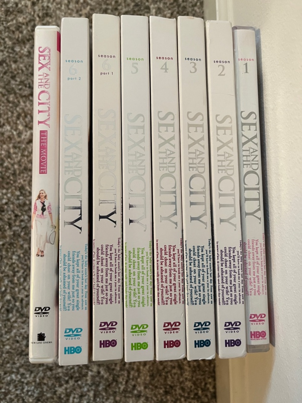 Sex and the City HBO DVD Collection SEASONS 1-6 & the first movie in widescreen